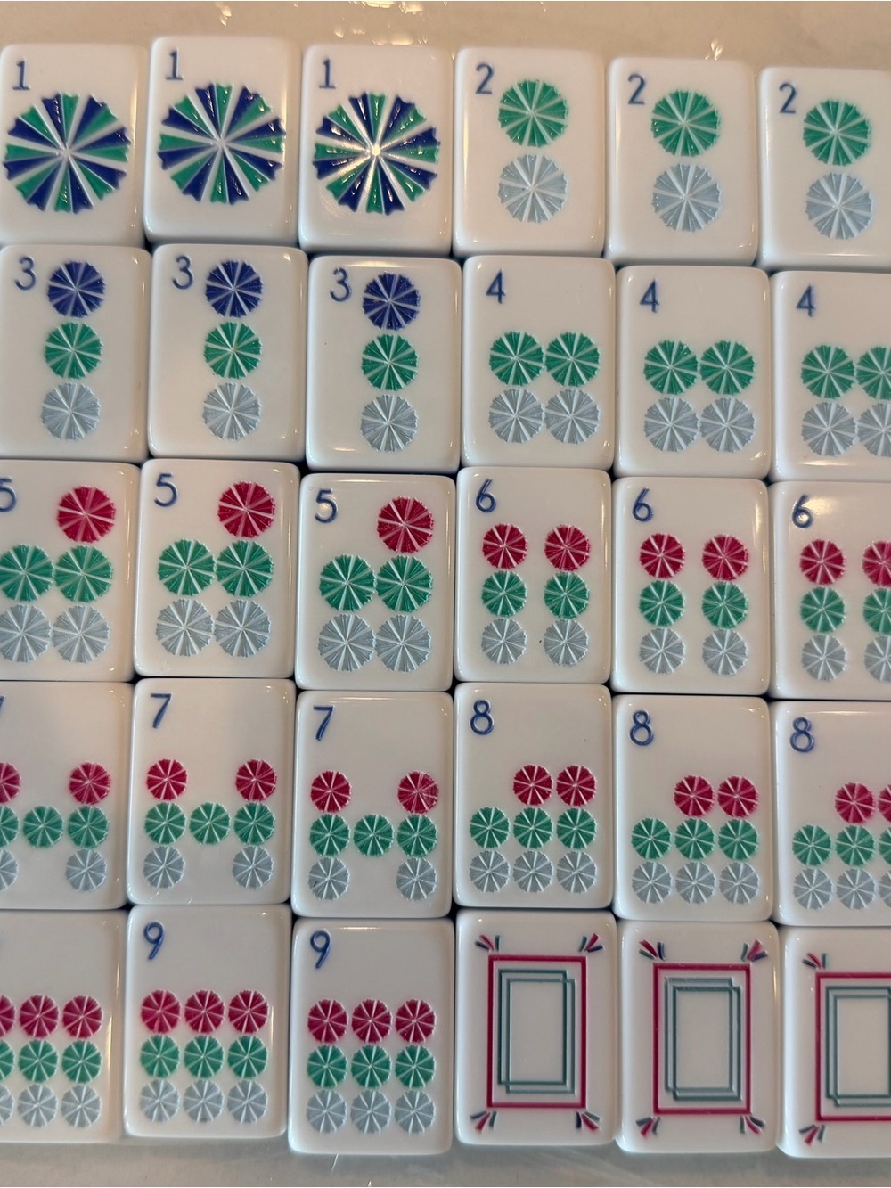Mahjong Tile Set - No Name Brand/ Slightly Imperfect - Picture 9 of 10
